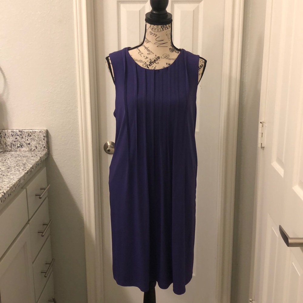 Calvin Klein Purple Dress